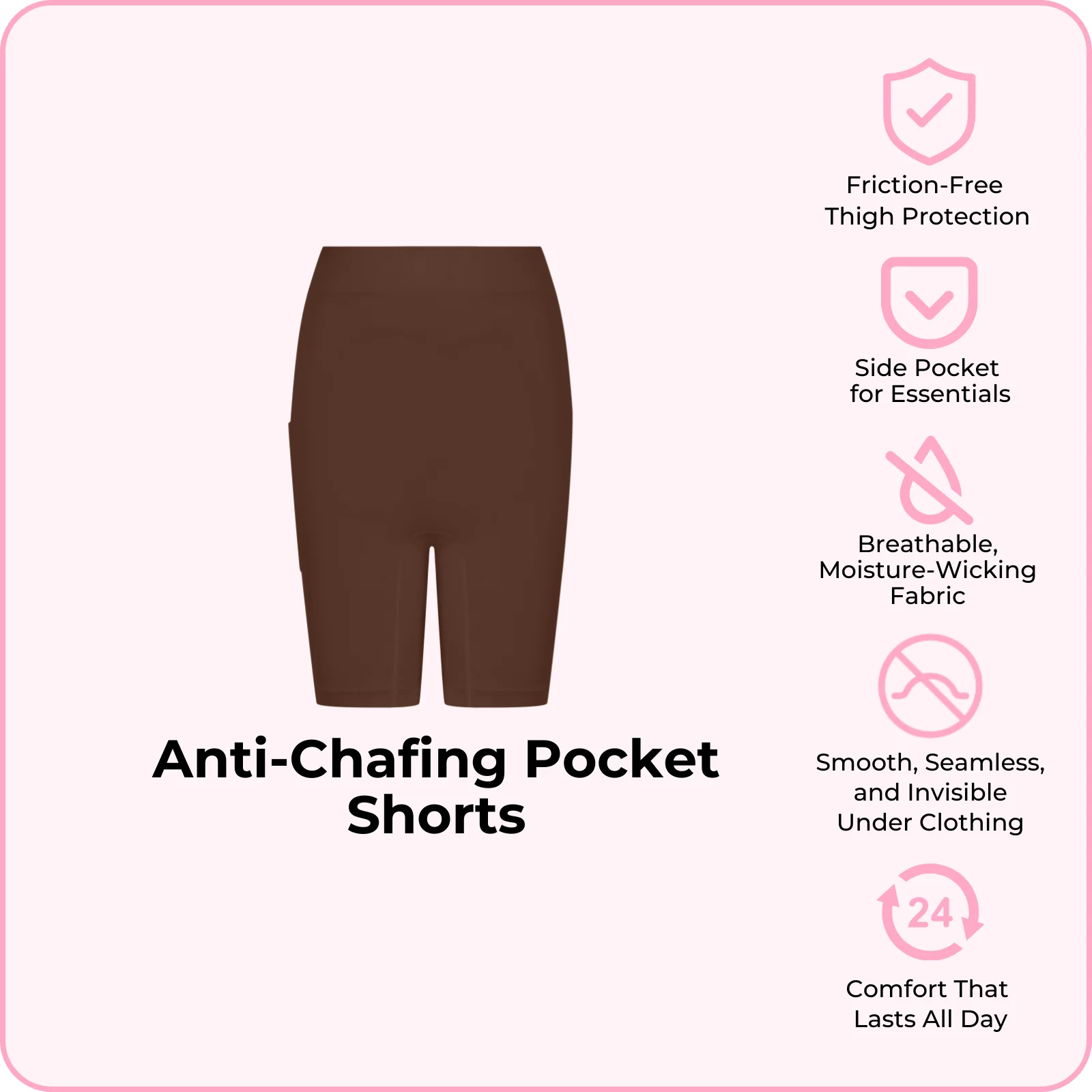 Anti-Chafing Pocket Shorts - Image 16