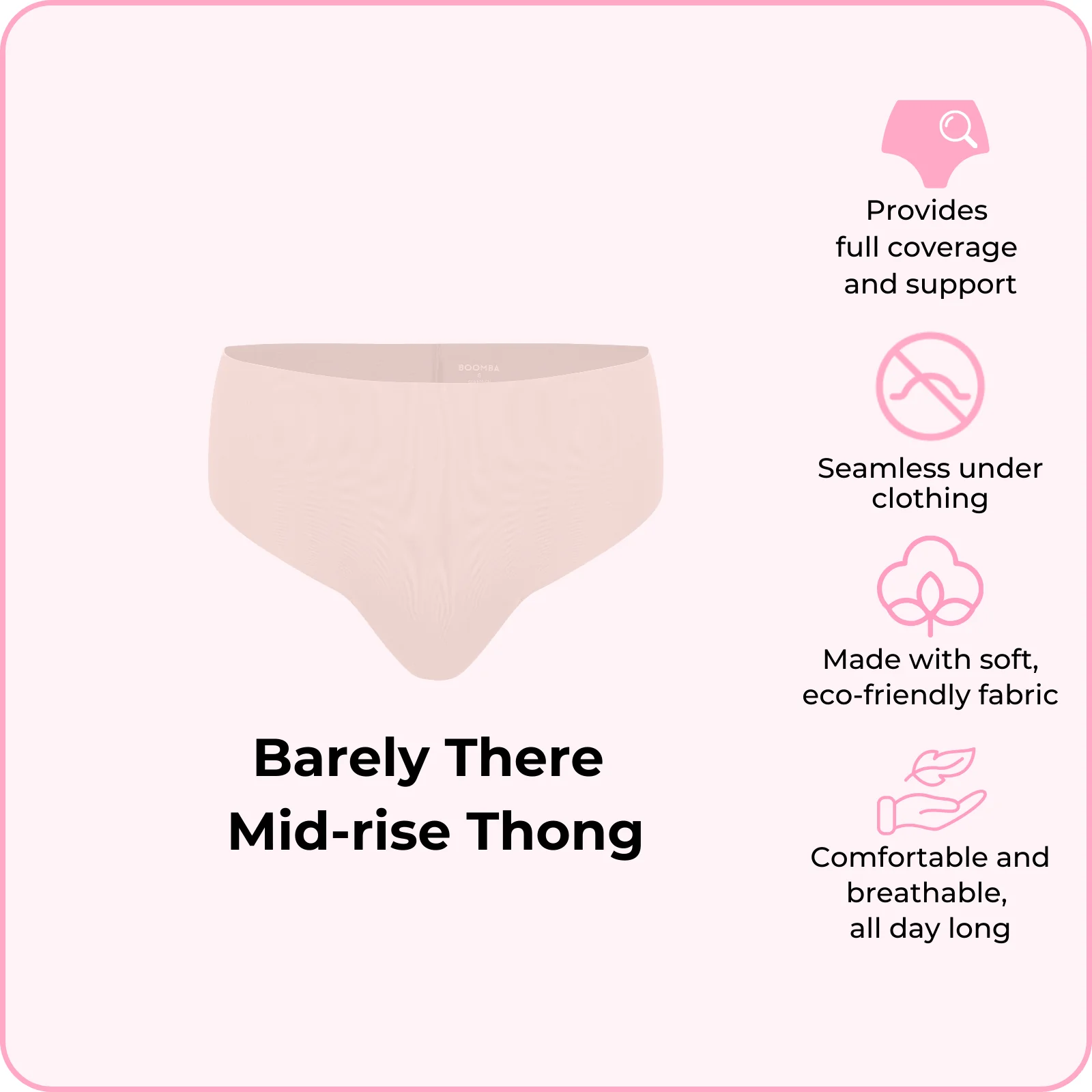 Barely There Mid-rise Thong - Image 22