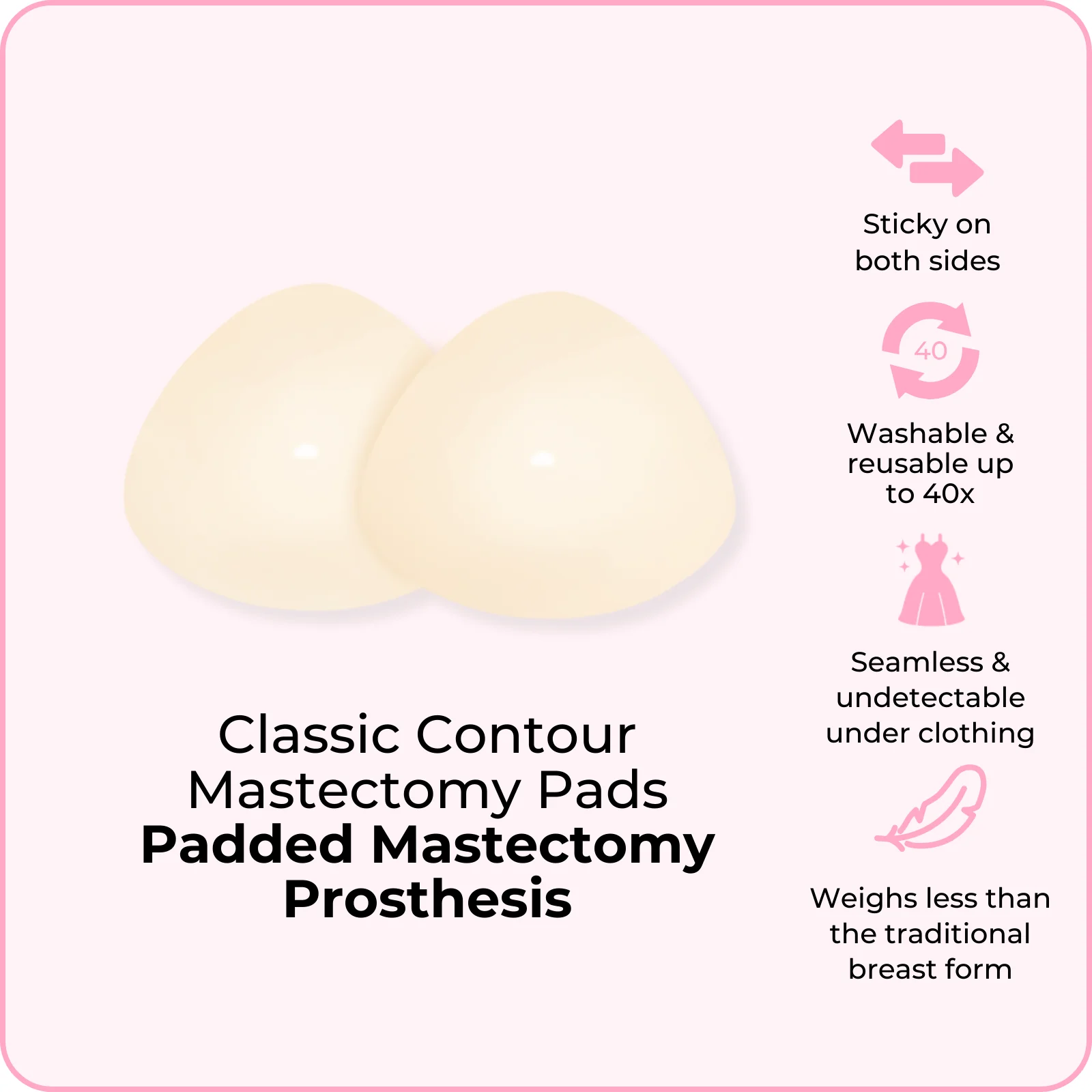 Classic Contour Mastectomy Pads - Image 2