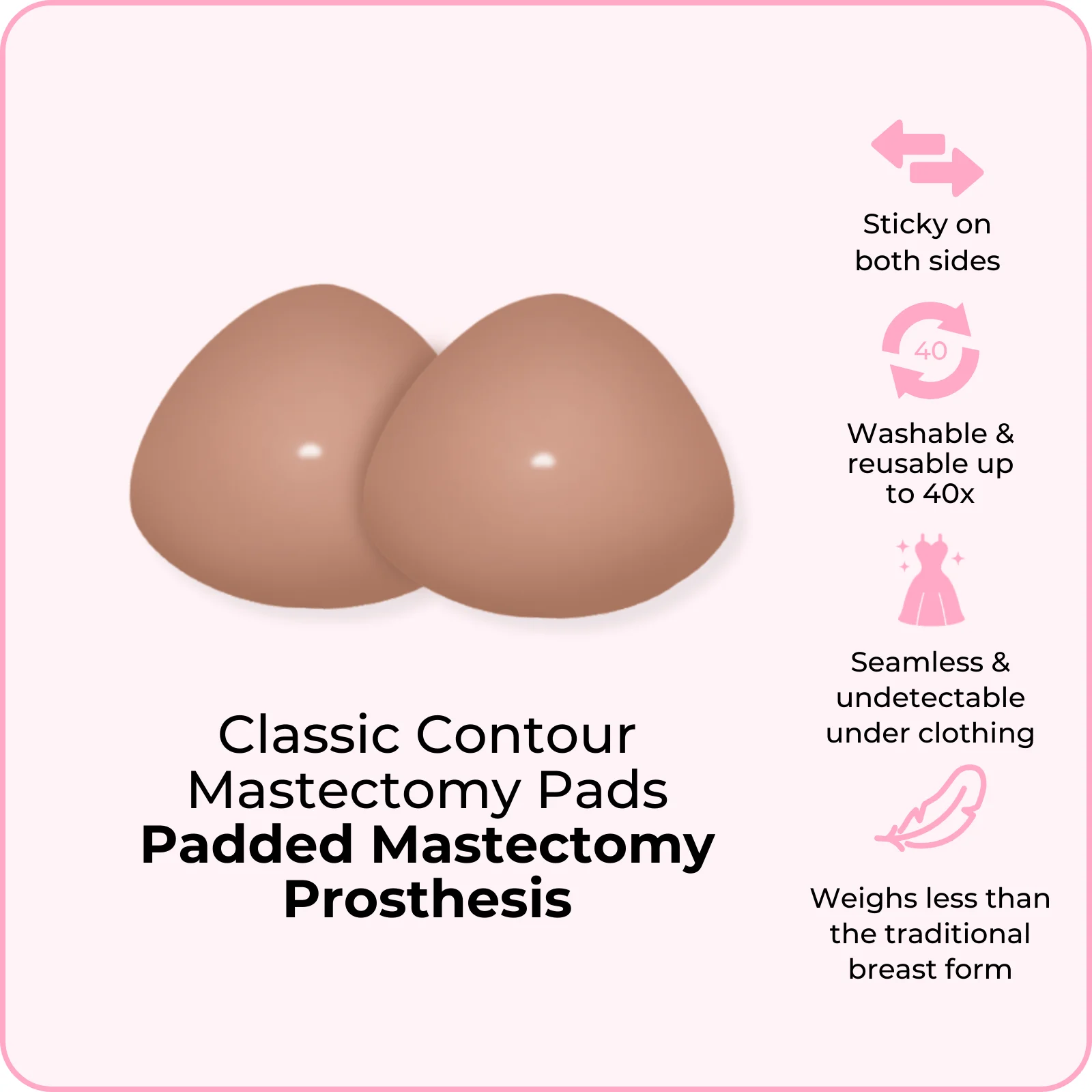 Classic Contour Mastectomy Pads - Image 3