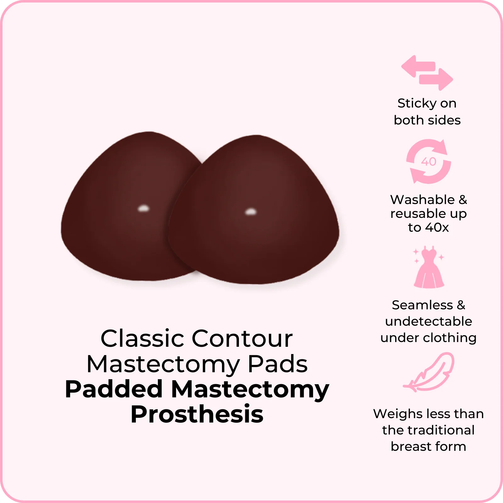Classic Contour Mastectomy Pads - Image 4