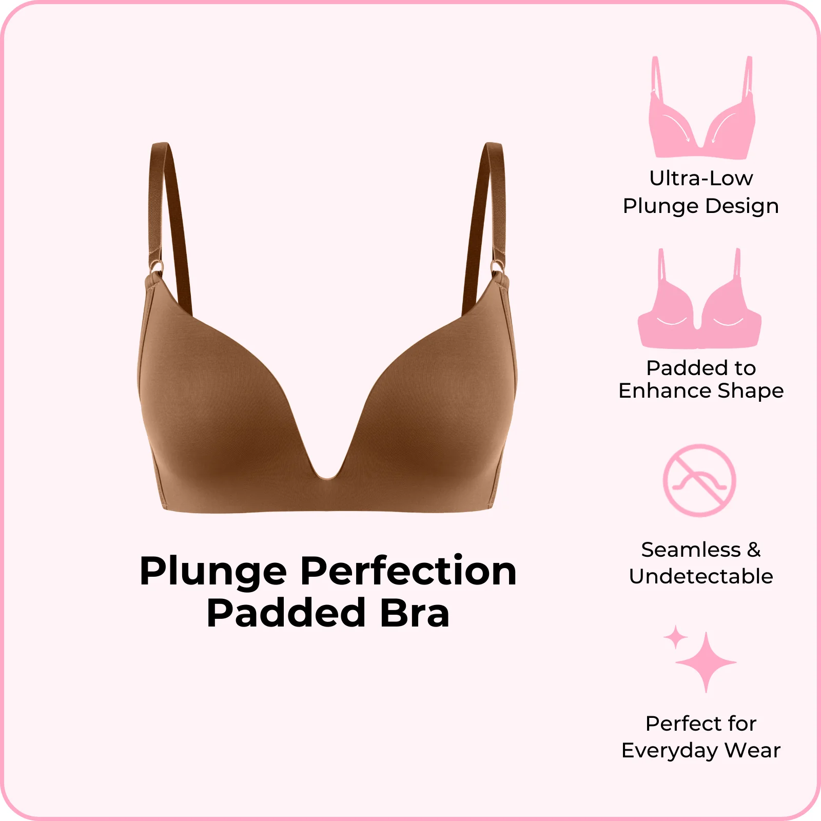 Plunge Perfection Padded Bra - Image 13