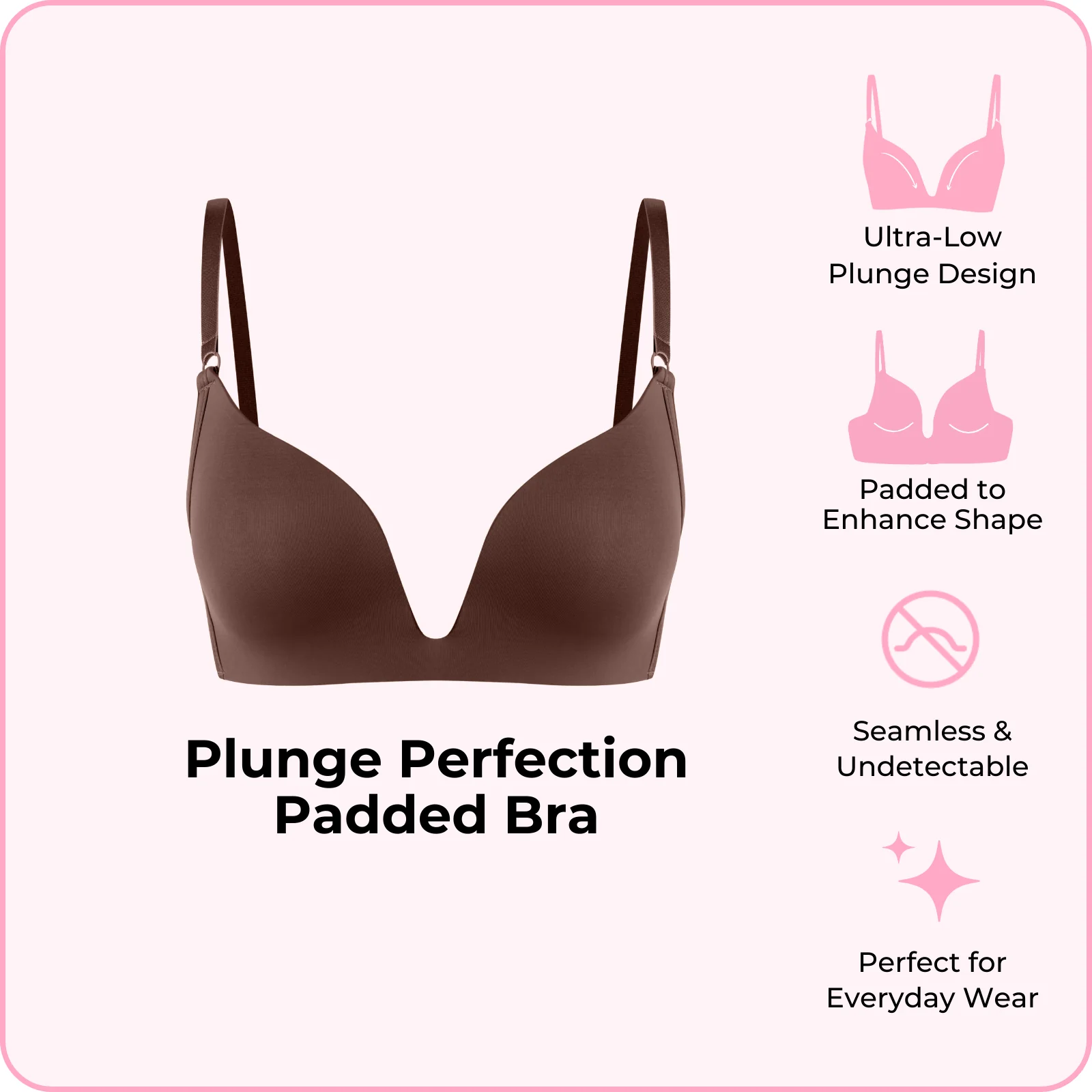 Plunge Perfection Padded Bra - Image 19