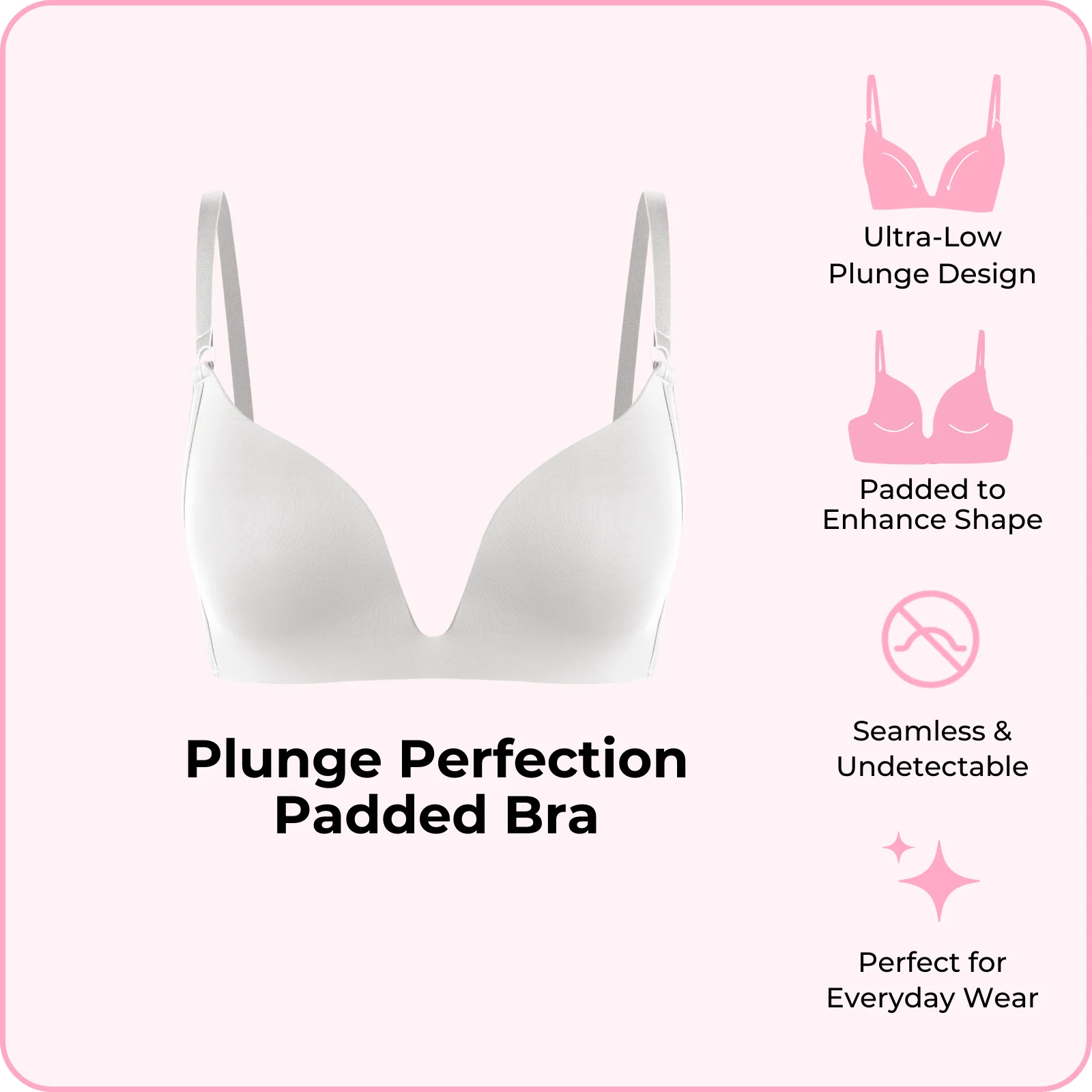 Plunge Perfection Padded Bra - Image 25